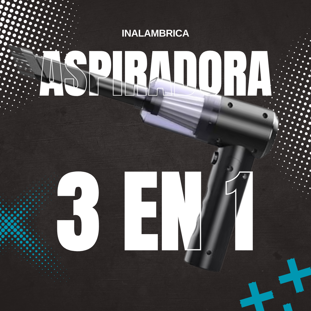 ASPIRADORA 3 EN 1 PLUS
